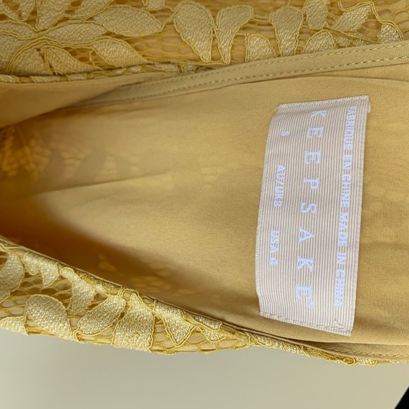 Keepsake Yellow Midi Dress - Picture 5 of 7